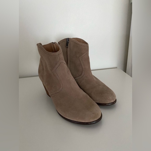 Suede Leather Ankle Boots - Picture 4 of 7